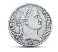 Monete antiche francesi, collezione moneta argento napoleoniche, moneta antica Impero francese, monete vecchie europee, regalo vintage per collezionisti - Napoleon 1810