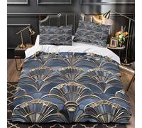 Monete antiche Set Di Copripiumino Set di 3 Pezzi microfibra stampa 3D con federa incluso federe cerniera nascosta Collezione di tesori d'epoca copripiumino for adulti e ragazze King（220x240cm）