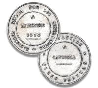 Monete antiche spagnola, collezione moneta antica argento spagna, moneta d'oro vecchie europee per collezionisti, monete commemorative italiane rare (1873 Revolución Cantonal 5 Pesetas)