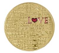 Monete Commemorative d'Amore Moneta Ti Amo Parole d'Amore Monete di Espressione d'Amore Gettoni d'Amore Oggetti da Collezione Regali di San Valentino per Matrimoni