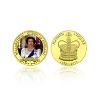 Monete Commemorative Moneta Placcata in Oro della Regina Elisabetta II Moneta da Sfida Collezione di Monete in Metallo Regali