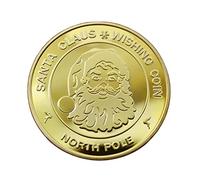 Monete Di Natale, Monete Commemorative, Collezione Di Monete, Monete In Lega Con Credere Nella Magia Del Natale, Monete Di -Babbo Natale Per Calze Di Natale, Regali Di Natale Per Bambini