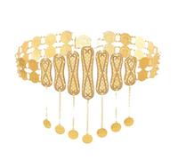 Monete d'oro da donna in metallo danza del ventre catena vita Afghan turco Kurdistan vestito nazionale gioielli per il corpo, Misura unica, Metallo Metallo Esotico