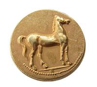 Monete greche FKaiYin - Moneta greca della dea greca antica - Artefatti Athena - Regalo commemorativo unico per papà/amici/marito Esperienza futura