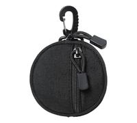 Monete Monete Borsa - Mini Banconota Chiave Impermeabile con Gancio | Custodia Tasca Appeso per Cuffie, Chiavi, | Organizer di Stoccaggio da Viaggio, nero, la descrizione, Vedere la