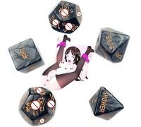 Monete Oscuranti, Dadi Da Gioco Neri Di Controllo Definitivo, Accessori Per Feste, Regalo Originale ̣ σ