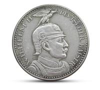 Monete tedesche seconda guerra, collezione moneta antica tedesca, monete antiche europee per collezionisti, moneta argento Germania, regali vintage - Wilhelm II