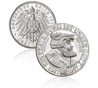 Monete tedesche seconda guerra, Moneta antica Germania, moneta argento antica da collezione, collezionisti monete oro antiche italiane europee, regali vintage (1917 Friedrich der Weise)