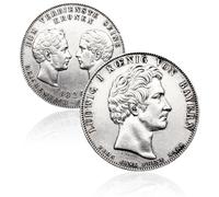 Monete tedesche seconda guerra, Moneta antica Germania, moneta argento antica da collezione, collezionisti monete oro antiche italiane europee, regali vintage (1826 Bayern Ludwig I)
