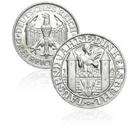 Monete tedesche seconda guerra, Moneta antica Germania, moneta argento antica da collezione, collezionisti monete oro antiche italiane europee, regali vintage (1928 Dinkelsbühl 3RM)