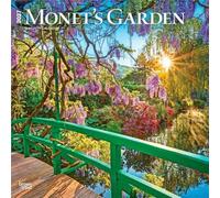 Monet's Garden 2027 12 X 24 Inch (Hanging) Monthly Square Wall Calendar Plastic-Free