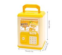 Money Bank, Coin Saver, Electronic Toy, 5.12x5.12x7.48 Inches, Funny Musical Design, Interactive Learning Tool, for Kids 5-10 Students Birthday Christmas Easter Home Travel Camping Use