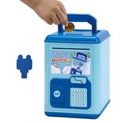 Money Bank, Coin Saver, Electronic Toy, 5.12x5.12x7.48 Inches, Funny Musical Design, Interactive Learning Tool, for Kids 5-10 Students Birthday Christmas Easter Home Travel Camping Use