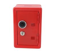 Money Bank, Long Life Life Piggy Bank Box Safe Metal Vertical Safe per Uso Domestico (Rosso)