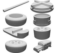 Money Bank School Bus with Tea Light Holder - Kids Savings Toy with Wheels