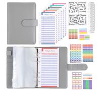 Money Binder - Budget Planner Italiano, Con 8 Tasche Trasparenti e 12 Fogli Budget, Riutilizzabile e Resistente, Ideale Per La Pianificazione Finanziaria, Risparmio e Organizzazione Domestica