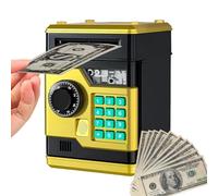 Money Box - Piggy Bank Money Box, Piggy Banks For Kids, Electronic rupees Bank For Kids Auto Scroll Paper Moneyy Saving boxs, Large Capacity Rupees Coin Banks Creative Toy With Password Protection