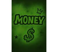 MONEY Graph Notebook: Graffiti Style Math Grid Journal | 6x9 Inch | 100 Pages | 5x5 Quad Ruled Graph Paper | Urban Street Art Dollar Design