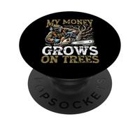 Money Grows On Trees - Funny Arborist For Men Tree Trimmer PopSockets PopGrip Adesivo