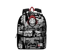 Money Heist La Casa di Carta Money-Zaino HS 1.3, Nero, 30 x 45 cm, Capacità 23.8 L