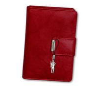 Money Maker Donna Rfid Blocker Portafoglio Rosso Pelle 9x3x13 OPJ701R