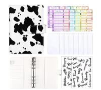 Money Saver Book, Savings Challenges Book, Flexible Unique Budget Planner, Savings Planner with Envelope for Fun and Easy Way to Save Money Pu Leather, Pvc, Plush, 13,5 x 18,8 cm