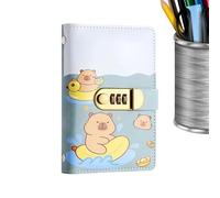 Money Saving Binder - Capybara Bill Storage Notebook With Lock | Banknote Storage Binder For Freelancers Graduates Students Beginners Coppie Adulti Home Office