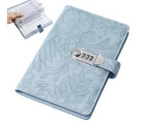 Money Saving Book with Lock - 3-Digit Combination Budget Planner, Money Challenge Book with Lock for Families Home Office Apartment Travel Freelancers Beginners