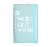 Money Saving Challenge Book, 100 Cash Envelope Budget Planner, Financial Tracking Notebook for Family Expense Tracker, Income Organizer, Work, School Supplies, 7.01x4.33x0.79 Inch
