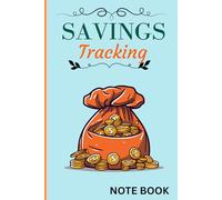 Money Saving Tracker Notebook | 100 Pages Budget Planner for Personal Finance, Expense & Savings Goals | Minimalist Design for Students, Freelancers & Homemakers