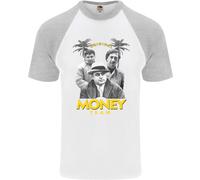 Money Team Pablo Escobar El Chapo Al Capone Uomo S/S Baseball T-Shirt
