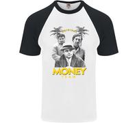 Money Team Pablo Escobar El Chapo Al Capone Uomo S/S Baseball T-Shirt