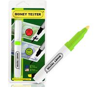 MONEY TESTER XL - Verifica Banconote False Rilevatore, Penna controllo per Soldi Professionale, Verificare Euro Dollaro Sterlina Falsi con Formula Brevettata Made in Italy