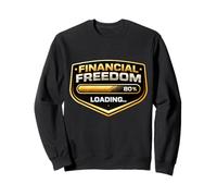 Money Tree Financial Freedom Side Hustle Finanza passiva Felpa