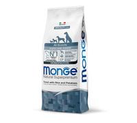 Monge All Breeds Puppy & Junior Trota con Riso e Patate - 12 Kg - 2+ sacchi