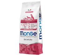 Monge Natural Superpremium All Breeds Adult Monoprotein Manzo con Riso 12 kg - Crocchette monoproteiche cane - 1° ORDINE? scegli lo sconto BZR5 / BZR20 + 200 punti fedeltà