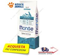 Monge Superpremium Dog Monge Superpremium All Breeds Hypoallergenic Salmone e Tonno - 12 kg