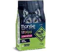 Monge B Wild Low Grain All Breeds Con Cinghiale Cibo Secco Per Cani Adulti Sacco 2,5 Kg