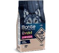 Monge B Wild Low Grain All Breeds Con Oca Cibo Secco Per Cani Adulti Sacco 2,5 Kg