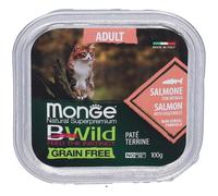 Monge Bwild Adult Cat Merluzzo, Gamberetti e Ortaggi 7x100 g