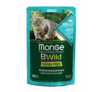 Monge bwild busta adult merluzzo/gamberetti/ortaggi 85 g