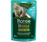 Monge Adult Merluzzo Nordico E Verdure Grain Free 85 Gr