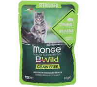 Monge Bwild Busta Sterilised Cinghiale/Ortaggi 7x85 g