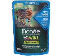 Monge Bwild Busta Sterilised Tonno/Gamberetti/Ortaggi 7x85 g