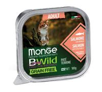 Monge bwild cat adult salmone/ortaggi 100 g