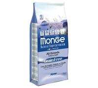 Monge BWild Grain Free con Acciughe, Patate e Piselli All Breed: 12 kg