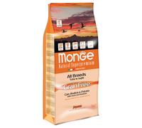 Monge BWild Grain Free Adult All Breeds Anatra e Patate: 12 kg