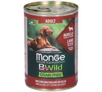 Monge BWild Grain Free Dog Adult Agnello con Zucca e Zucchine 400g 400