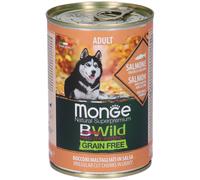 Monge BWild Grain Free Dog Adult Salmone con Zucca e Zucchine 400g 400