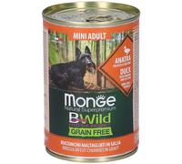 Monge BWild Grain Free Dog Mini Adult Anatra con Zucca e Zucchine 400g